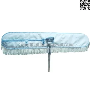 Bộ lau nhà phòng sạch 100% sợi nhỏ vải đầu lau nhà lau kiểu bán mở lưng 210gsm PS16-6136