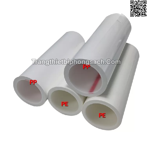 Con lăn dính phòng sạch PE màu trắng chất lượng cao 300mm Độ dày 0,045mm PS16-6093