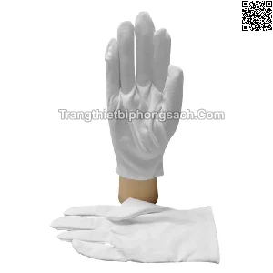 Găng tay 100% cotton ESD có thể co giãn cao PS16-5952