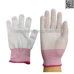 Găng tay bảo hộ lao động dệt kim Không bụi 100% Polyester cho phòng sạch PS16-5929