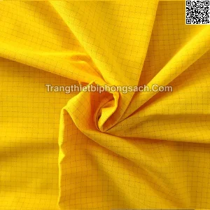 Vải dệt ESD 4mm Lưới Cotton Polyester Carbon PS16-5802